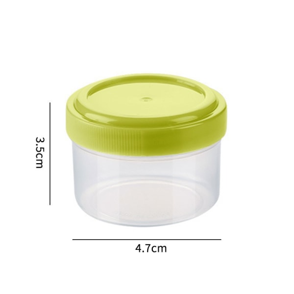 3-pack, grön kryddbox, hushåll transparent såsflaska