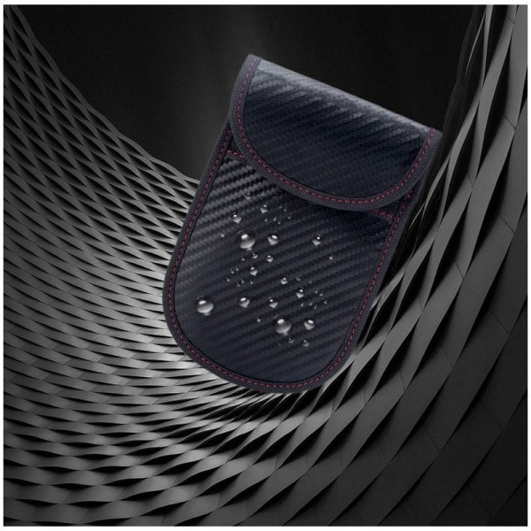 Anti RFID -auton avaimen kotelo, signaalin esto Faraday-pussi, setti