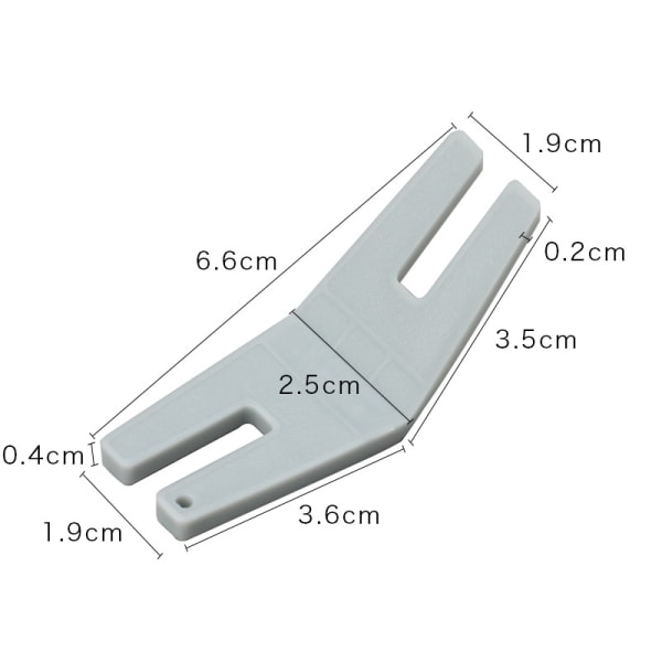 (3.6*2.5cm), 2 stk. Syfmaskine Trykfod Værktøj Voluminøs Syning