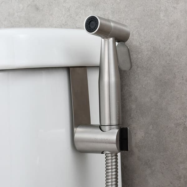 Bidet-hane, rustfrit stål håndbruserholder til toilet