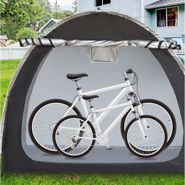 200*85*165cm Cykelförvaringstält, Tält för Tung Förvaring, Hållbart