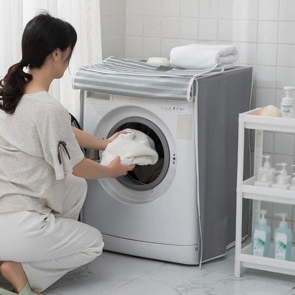 Vaskemaskinebetræk, Tøj Vaskemaskine Støv Tørretumbler Låg Tørretumbler