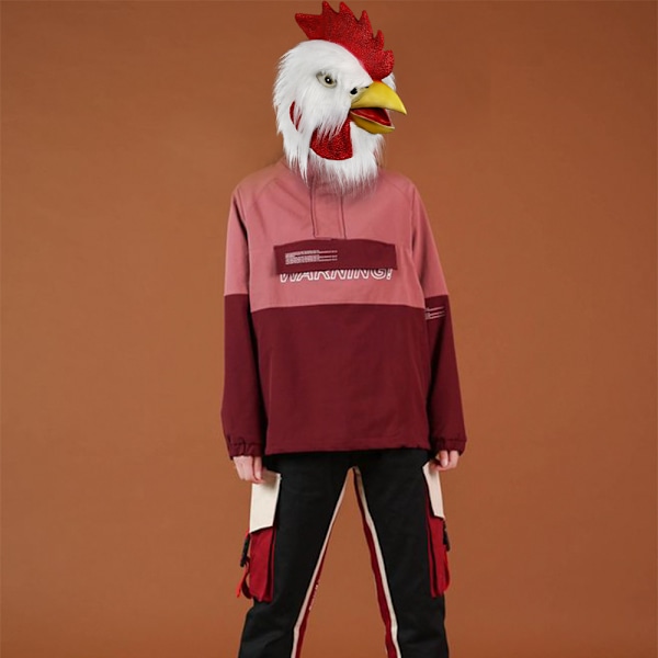 Hane Maske, Kylling Maske Dyr Halloween Kostume Fest Latex M