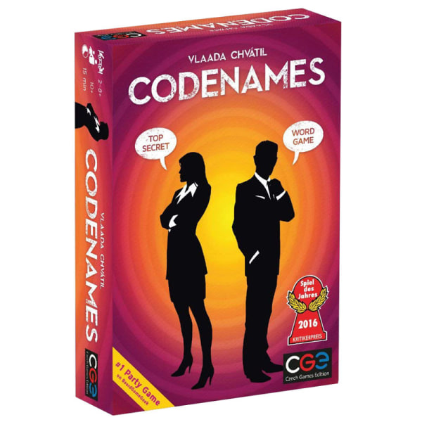 Codenames - Kortspil - Engelsk Version