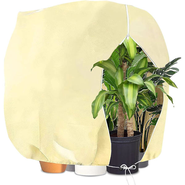 2-pack Trädgårdsfleece Växtfrostskydd, med Blixtlås, Vinter