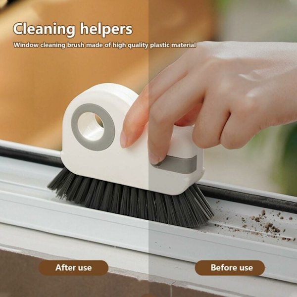 Groove Cleaning Brush Fönsterborstar - 2 i 1 Multifunktion Groov