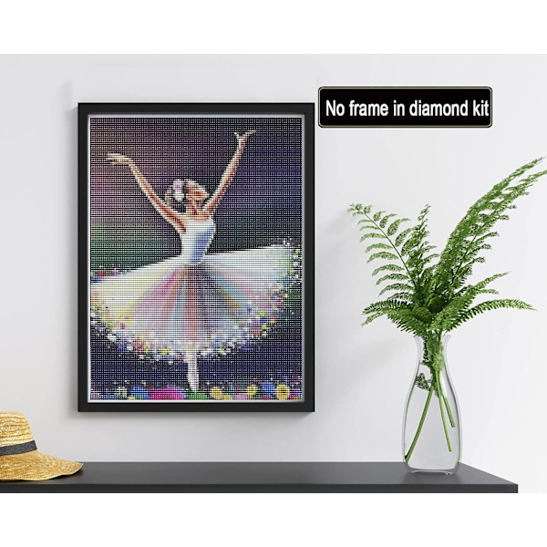 Timanttimaalaus 30x40cm 5D Timanttimaalaus Tanssiva Nainen DIY Cr