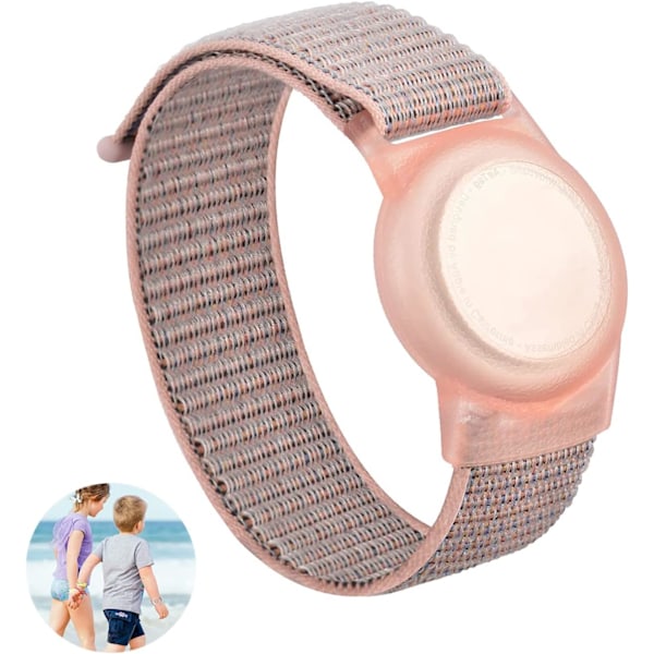 AirTag Justerbar Velcro Rem Armband - för Apple AirTag Barn