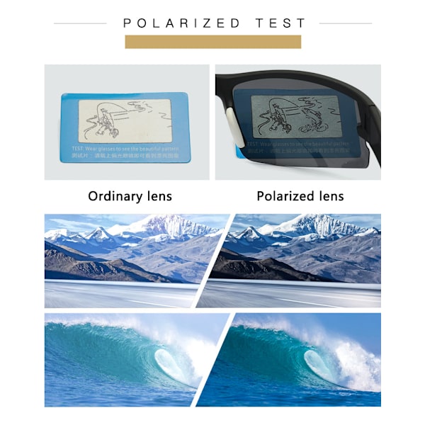 Polaroidit Aurinkolasit Miehille Naisille Goggles Pyöräily Ulkoilma Urheilu Gog