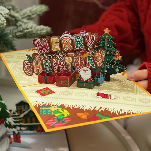 2-pack, julgratulationsteckensnitt+julskog jul