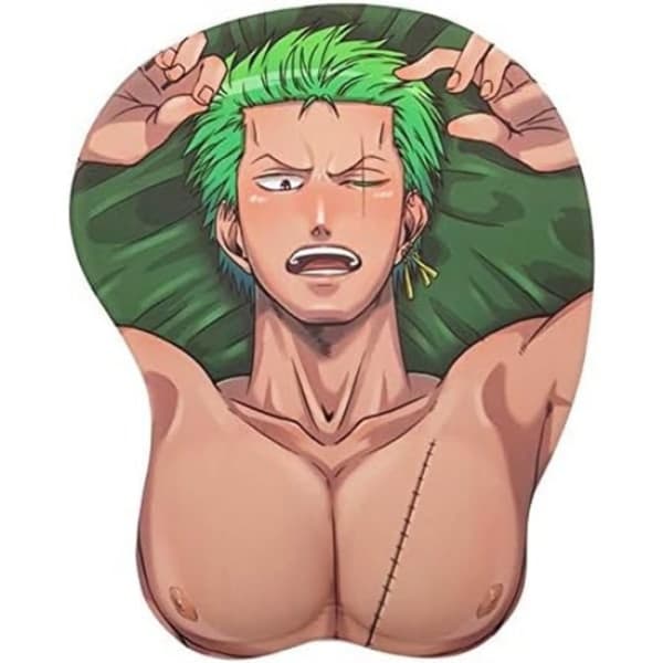 1 stk Gaming Musematte - Utmerket Musematte for Menn 3D Anime Håndleddsstøtte