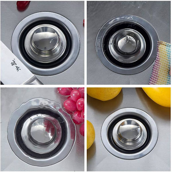 3,35\" (85 mm) diameter diskbänksskydd, rostfritt stål kök diskbänk co