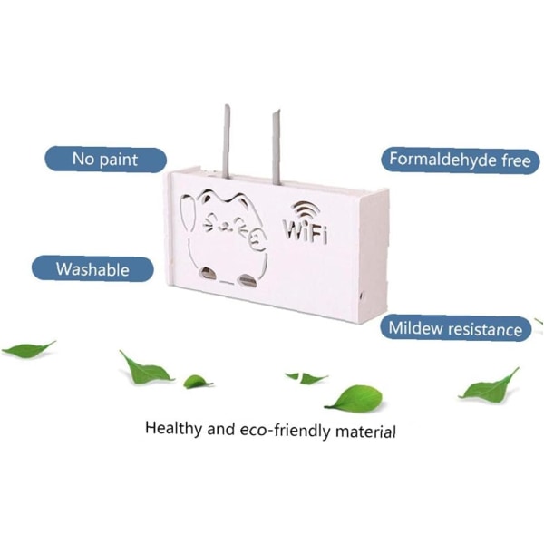 1 st Wifi-router förvaringslådor Wifi-kabelanslutning Väggförvaring