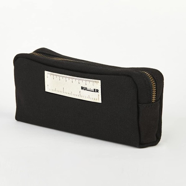 Premium Canvas Pennfodral Hållbart Canvas Multifunktionellt Pennfodral