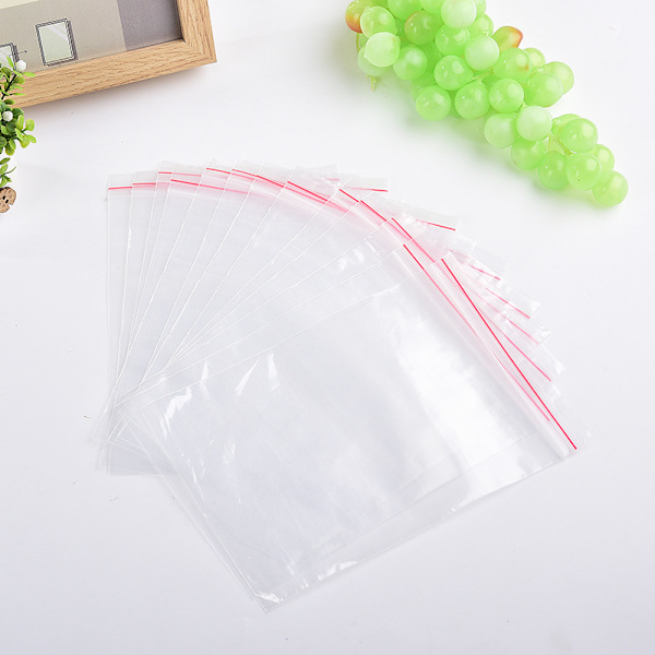 300-pak 5x7cm Ziplock lynlåsposer lynlåsposer transparent