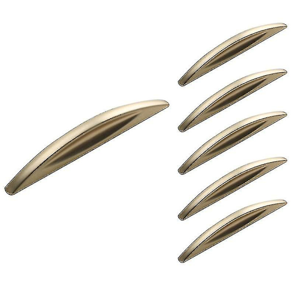 6 st guld zinklegering möbelhandtag enkel amerikansk stil handtag