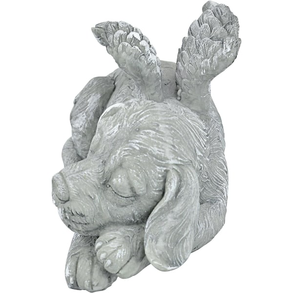 Design Toscano Pet Memorial Angel Dog Honorary Statue Headstone,