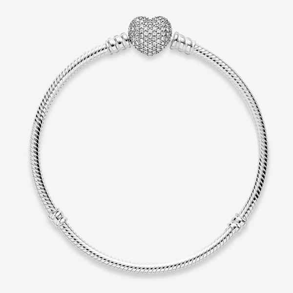 Kobberarmbånd, hjerteformet armbånd, sølvgave til familie og venner