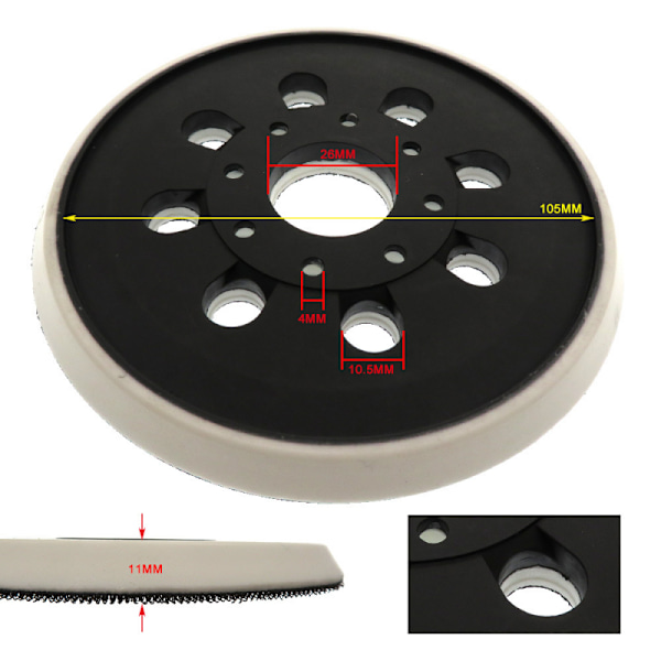 Hiomakiekko GEX 125-1 AE PEX 220 2609000750 Tarrakiinnitys p