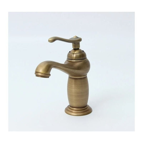 Vaskemixer Vintage Enkeltgrebs Europæisk Messing Vaskemixer -