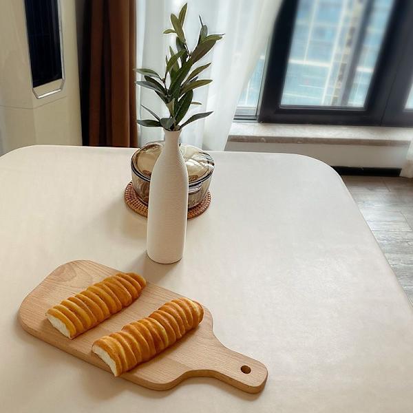 Aprikosfarget firkantet flekkbestandig duk 60 * 120 cm, skinnfane