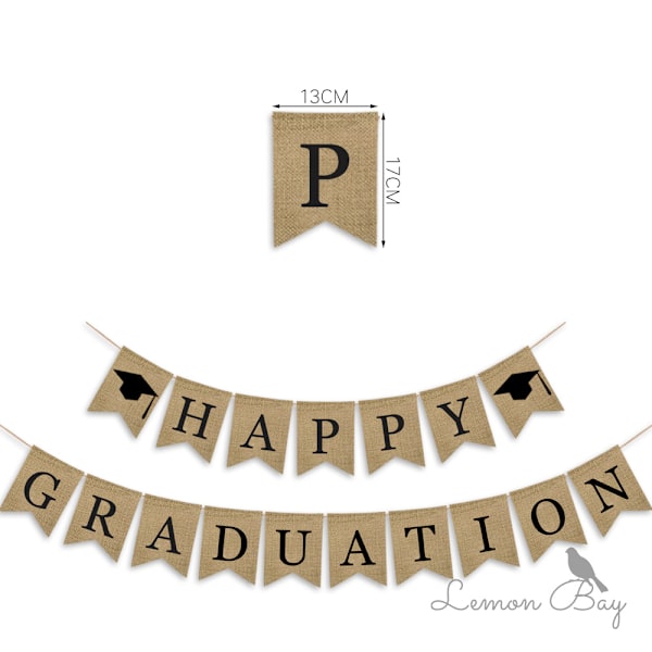 2022 Gradueringsdekorationer, Vi er så stolte af dig Banner, 2021