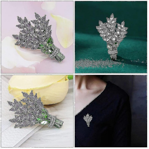 Lavendelblomma Brosch Kläder Brosch Pin Kvinnor Brosch Dekorativ