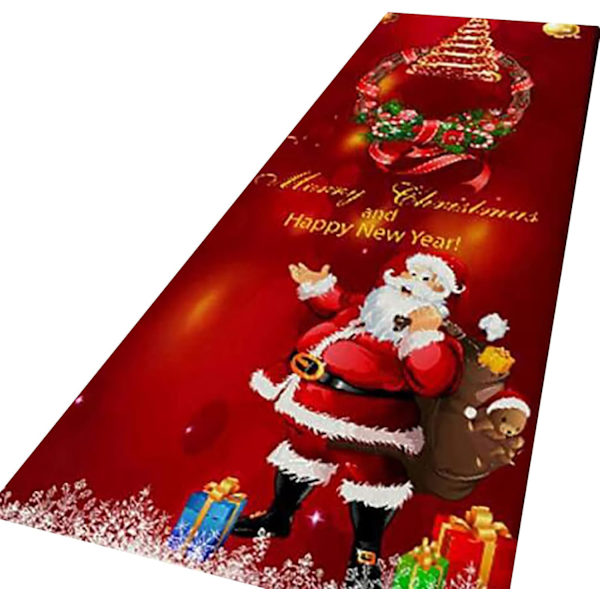 3D Julmotiv Halksäker Matta för Vardagsrum, Kök, Badrum, Pappa