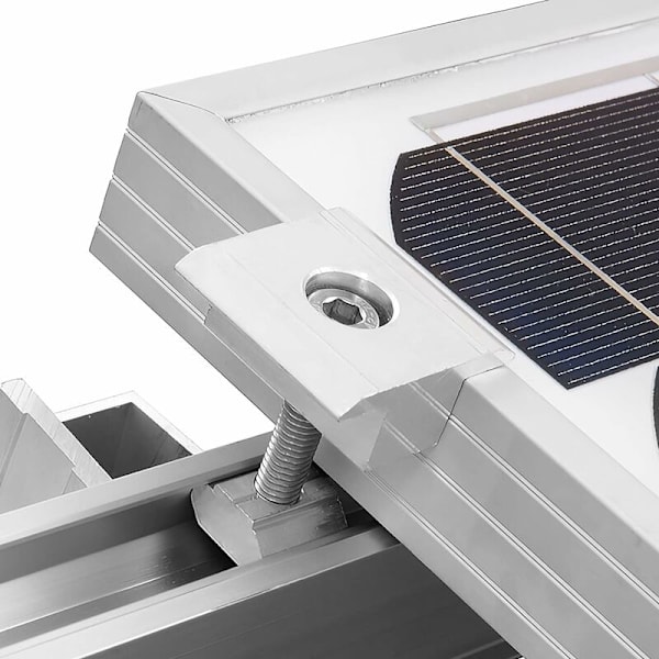 35MM 4 stk. Aluminiumlegering Solcellepanel Montering Brakett Solcellepanel Feste Br