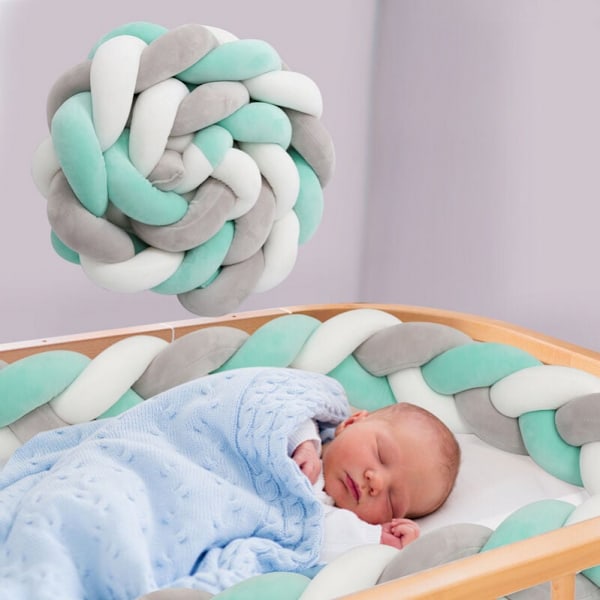 Slangevævet baby bumper