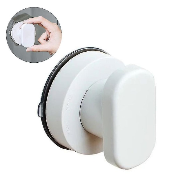 White Portable Mobility Aids Safety Handle With Suction Cup Fitti