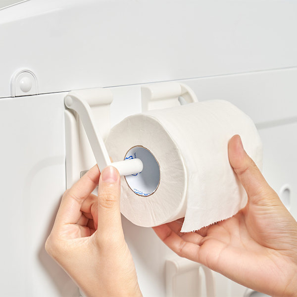 Käytännöllinen wc-paperiteline, yksinkertainen seinälle kiinnitettävä wc-paperi