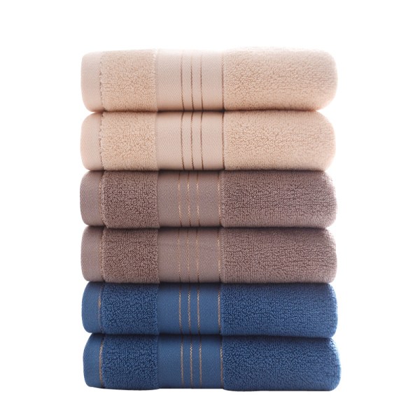 32 thick pure cotton towel suction, 6-piece set of 34 * 74cm soft