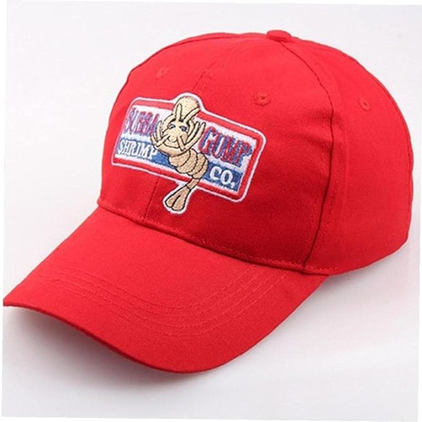 Baseball Cap Justerbar Brodert Bubba Gump Topplue Menn Kvinner