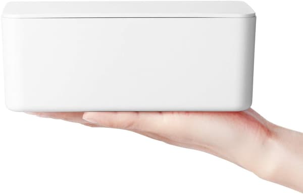 (Vit) 2-pack våtservettsdispenser, vått torrt pappersskydd