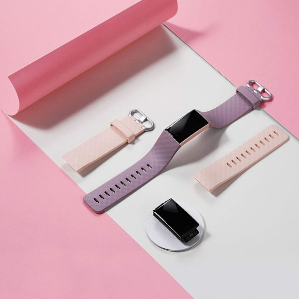 2 kpl:n vaihtohihnat, yhteensopivat Fitbit Charge 3/Fitbit C:n kanssa