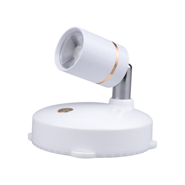 2 deler, trådløs spotlight innendørs dimbar LED spotlight