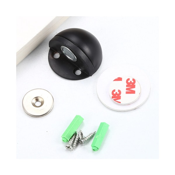 2-pack dörrstopp, magnetisk dörrstopp, dold modern golvmontering Ma