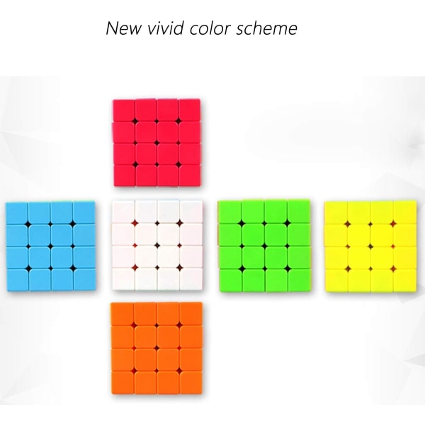 Magic Cube 4x4 4x4x4 Stickerless Magic Puzzle Magic Speed ​​​​Cube