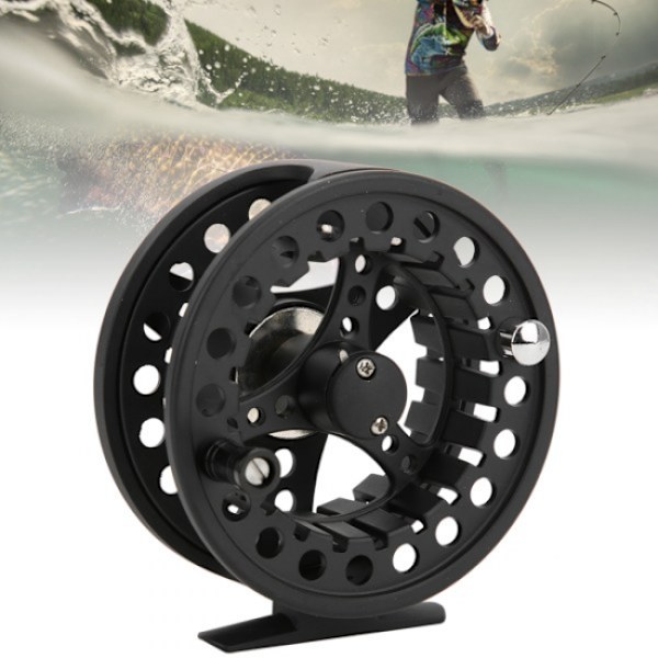 1 stk. Fluefiskeri Helt Metal Støbt Leje Gapless Wire Wheel Lin