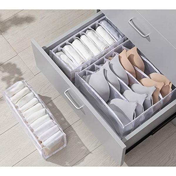 Foldbar Skuffeorganizer - 1 Styk Underundertøj Opbevaring, Kommode Cl