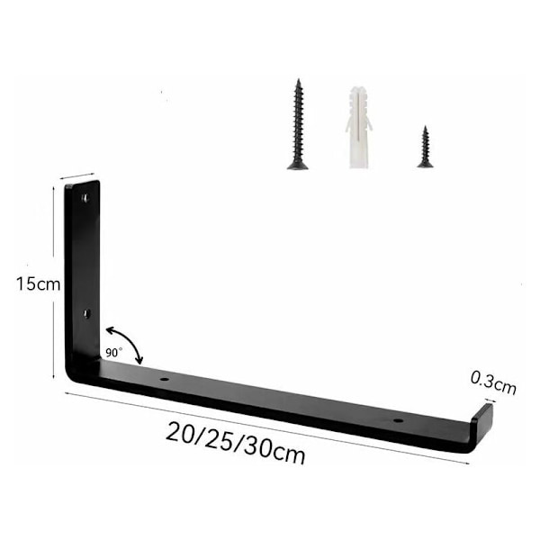 Hylla konsol [4 stycken] för vardagsrumsbord, 20 cm