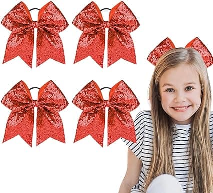 4 st, rosa, förpackade med hårrosetter, bandpannband, flickor Elasti