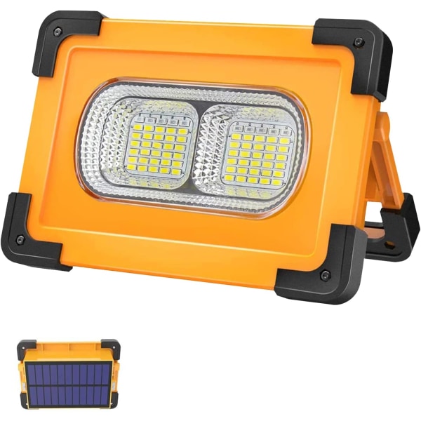 80W Rechargeable LED Floodlight 4 Modes Super Bright Work Light P