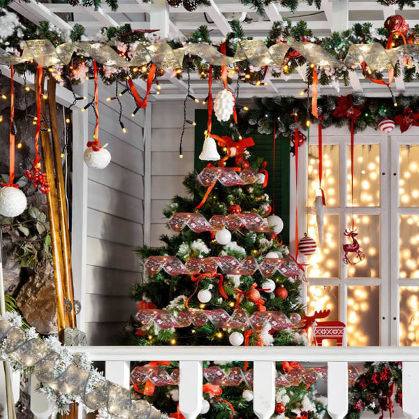 Juletræ båndlys, 5 meter julebåndlys, LED
