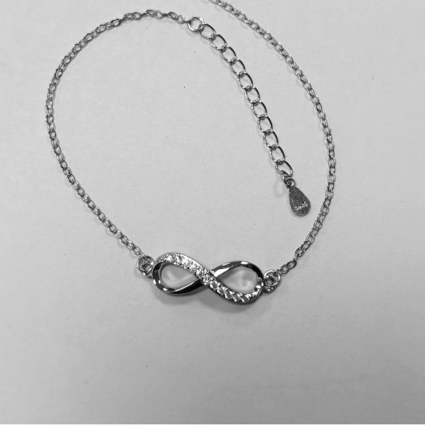925 Sterling Silver Cubic Zirconia Smycken Armband för kvinnor, Gi