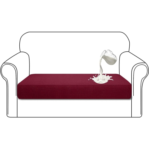 (2-seter, vinrød) Premium vannavstøtende sofa Setepute Cov