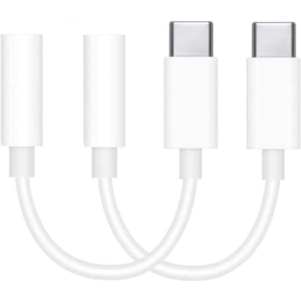 (2 kpl) USB-C - AUX 3,5 mm sovitin LeTV, Xiaomi, Huawei