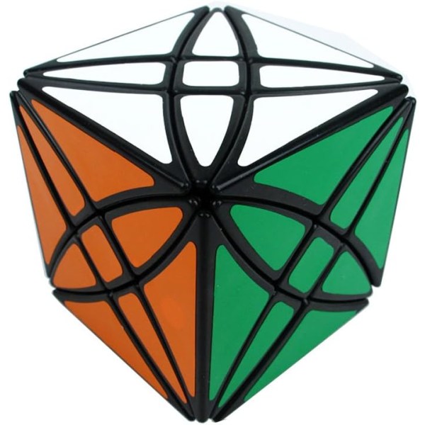 Magisk stjernekube svart uregelmessig kube (Rex Cube)
