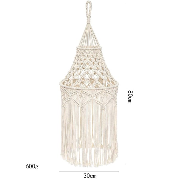 Strikkede lampe skærm montering loft skygge, Boho pendel lampe til L